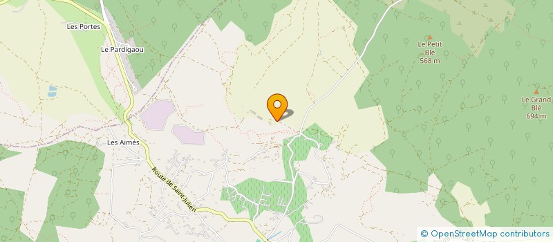 localisation de l'entreprise SCI DE DOMAINE DE VAUBELLE  RIANS