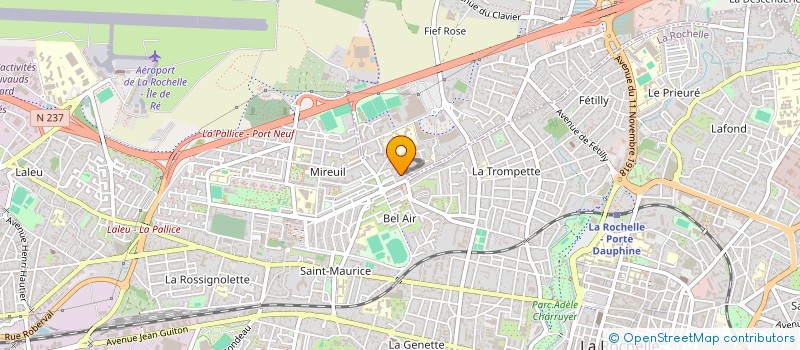 localisation de l'entreprise SCI DE DOMPIERRE  LA ROCHELLE