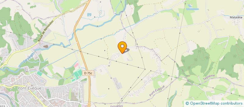 localisation de l'entreprise SCI DE DONCE LA VEZONNE  PONT-EVEQUE
