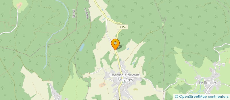 localisation de l'entreprise SCI DE DONMEIX  CHARMOIS-DEVANT-BRUYERES