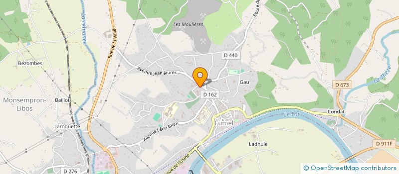 localisation de l'entreprise SCI DE DOR  CUZORN