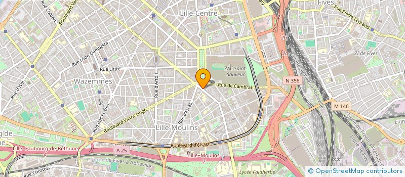 localisation de l'entreprise SCI DE DOUAI à LILLE