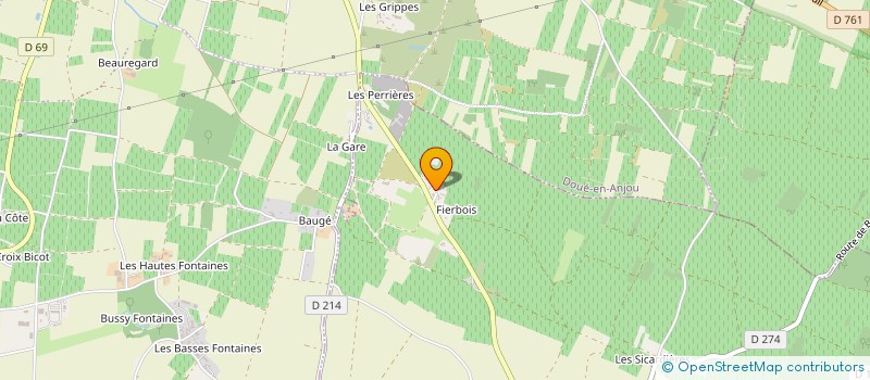 localisation de l'entreprise SCI DE DOUCES  VAUDELNAY