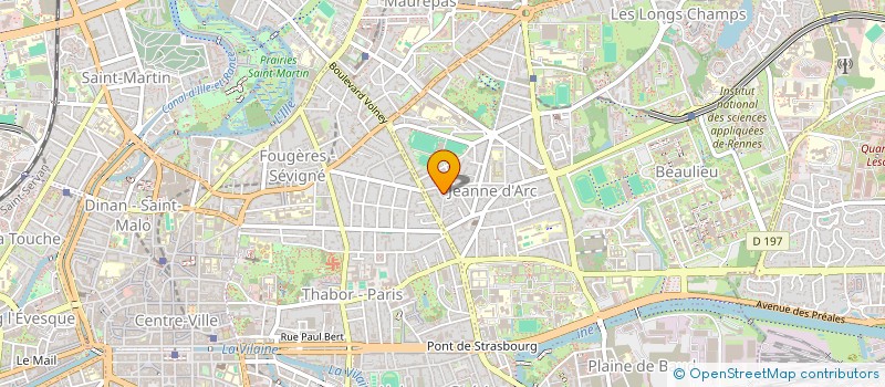 localisation de l'entreprise SCI DE DOUDOU  RENNES