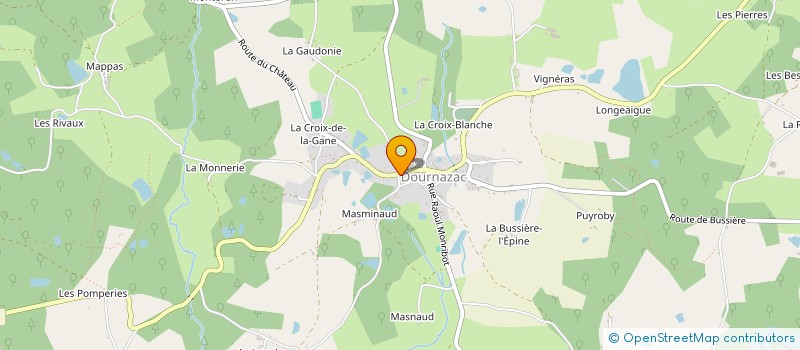 localisation de l'entreprise SCI DE DOURNAZAC  DOURNAZAC