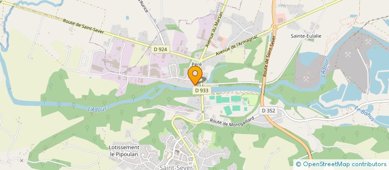 localisation de l'entreprise SCI DE DUGAT à SAINT-SEVER
