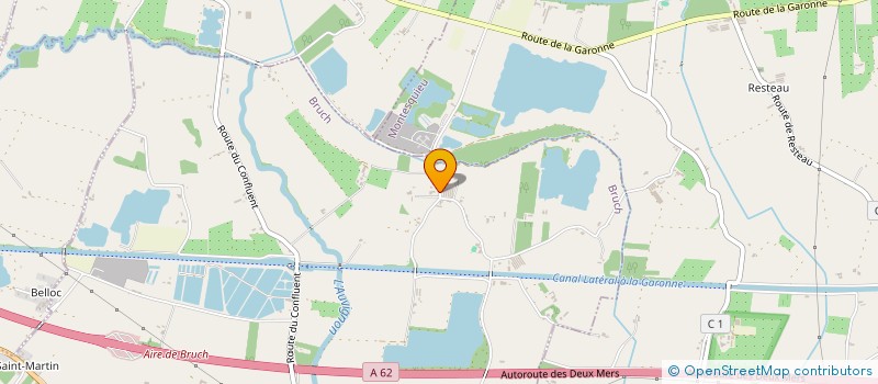 localisation de l'entreprise SCI DE DUGROS  BRUCH