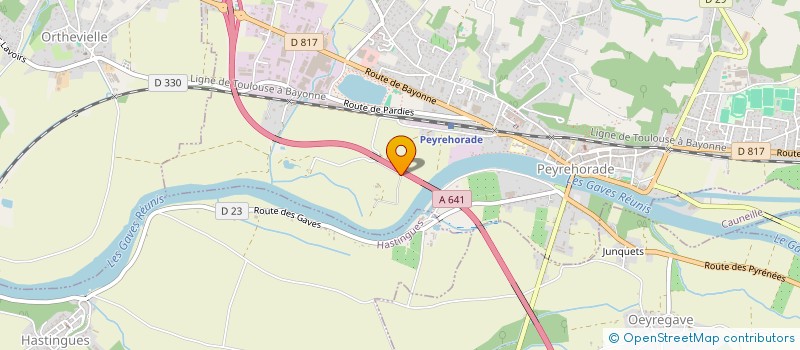 localisation de l'entreprise SCI DE DUSSAOUT  PEYREHORADE