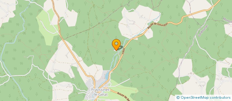 localisation de l'entreprise SCI DE FAGETTES  FRAYSSINET-LE-GELAT