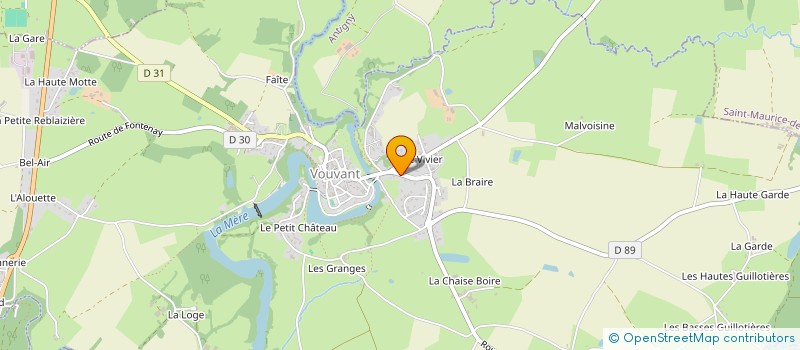 localisation de l'entreprise SCI DE FAITE  VOUVANT