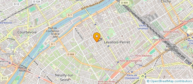 localisation de l'entreprise SCI DE FAIX à LEVALLOIS-PERRET