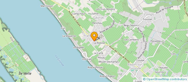 localisation de l'entreprise SCI DE FAMILLE  GAURIAC