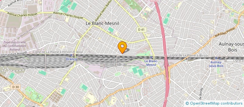 localisation de l'entreprise SCI DE FAMILLE LOGEMENTS POUR TOUS à LE BLANC-MESNIL
