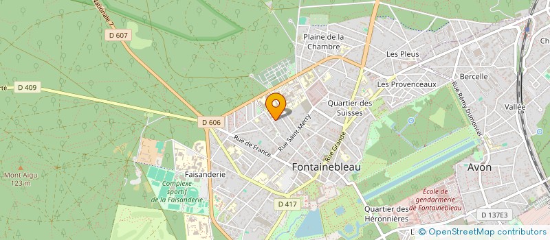 localisation de l'entreprise SCI DE FAMILLE SOJATAL  FONTAINEBLEAU