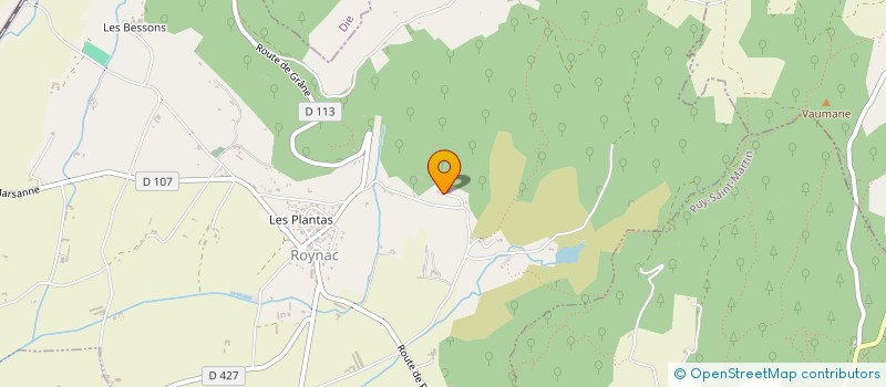 localisation de l'entreprise SCI DE FANGEAS  ROYNAC