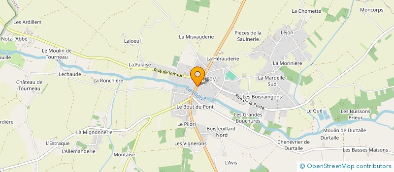 localisation de l'entreprise SCI DE FARALS GASNIER à FONTGOMBAULT