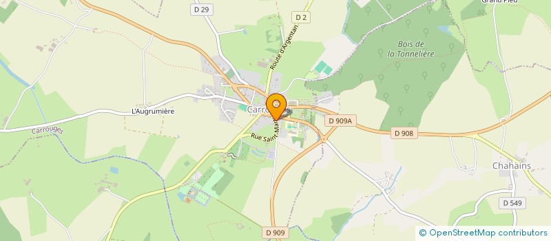 localisation de l'entreprise SCI DE FARNALS à CARROUGES