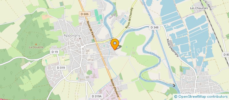 localisation de l'entreprise SCI DE FARONVILLE  APPOIGNY