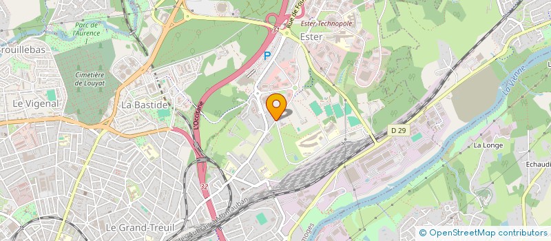 localisation de l'entreprise SCI DE FAUGERAS à LIMOGES