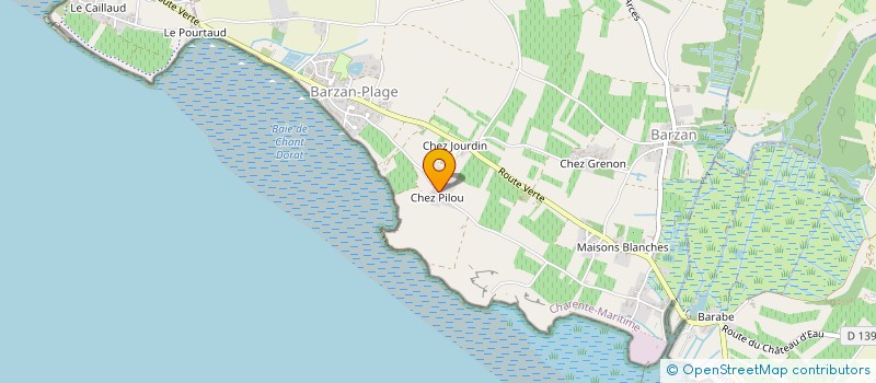 localisation de l'entreprise SCI DE FAVIERES  BARZAN