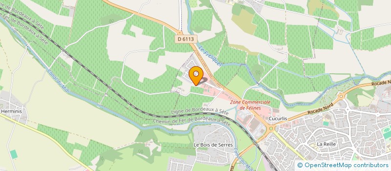 localisation de l'entreprise SCI DE FELINES à CARCASSONNE