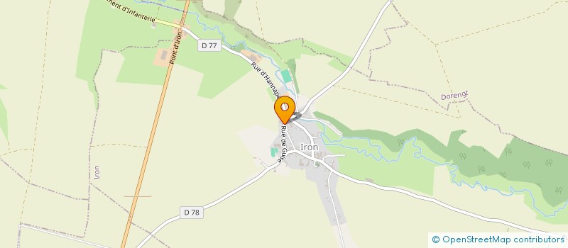 localisation de l'entreprise SCI DE FER  IRON