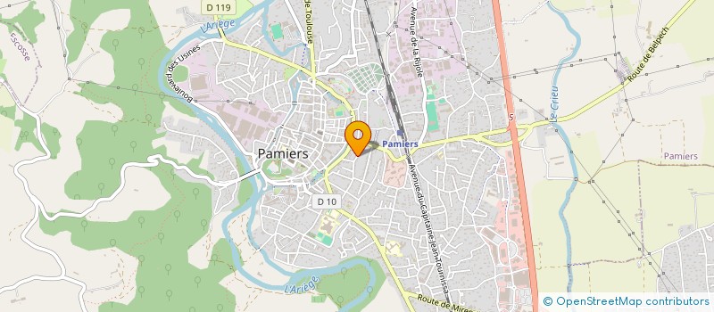 localisation de l'entreprise SCI DE FERMAT à PAMIERS