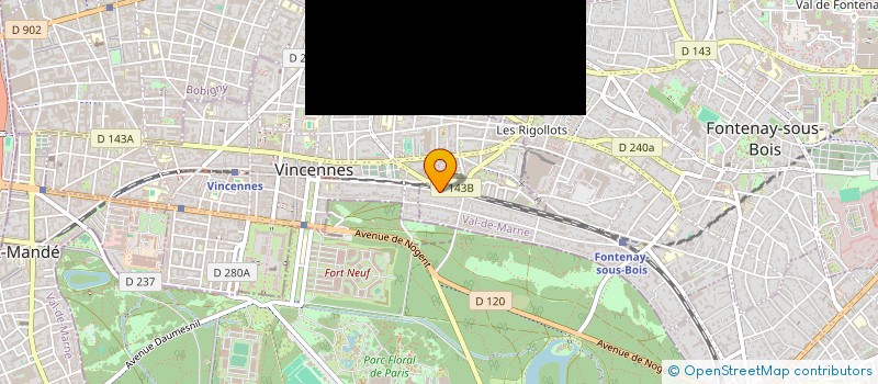 localisation de l'entreprise SCI DE FERRAN à FONTENAY-SOUS-BOIS