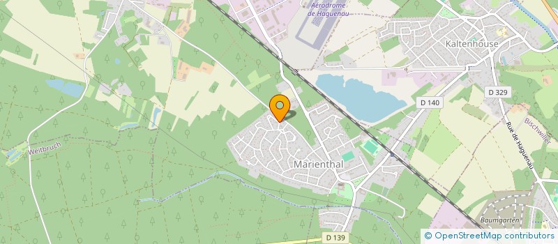 localisation de l'entreprise SCI DE FEUERBUSCH  HAGUENAU