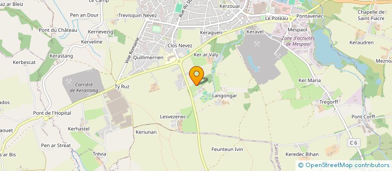 localisation de l'entreprise SCI DE FEUNTEUN IVIN II  SAINT RENAN