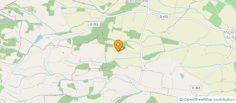 localisation de l'entreprise SCI DE FEYNE  LA COURTETE