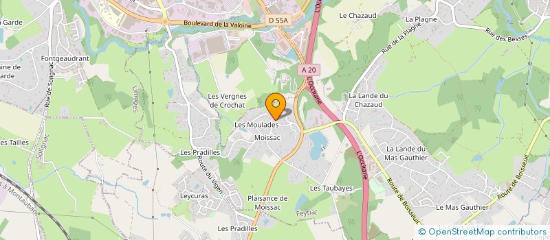 localisation de l'entreprise SCI DE FEYTIAT  FEYTIAT