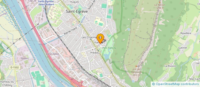 localisation de l'entreprise SCI DE FIANCEY 2020  SAINT-EGREVE