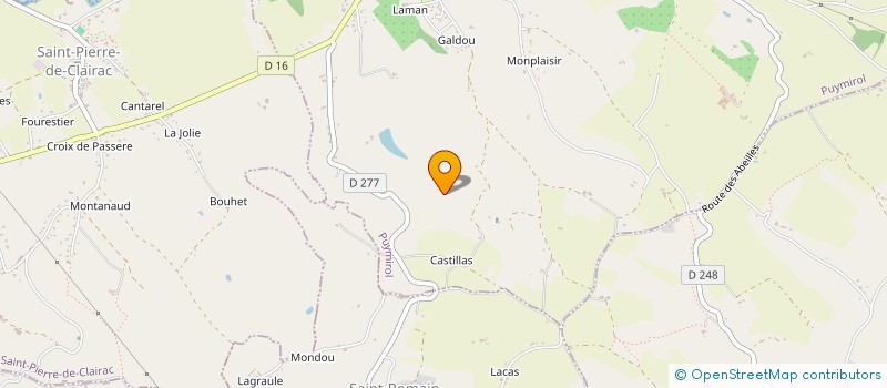 localisation de l'entreprise SCI DE FIEUX  GRAYSSAS