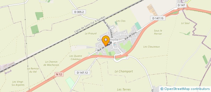 localisation de l'entreprise SCI DE FLANDRE à GOUSSAINVILLE