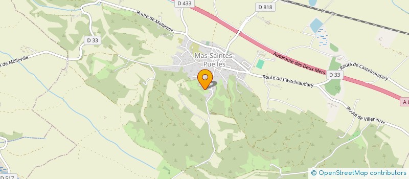 localisation de l'entreprise SCI DE FLASSIAN  CASTELNAUDARY