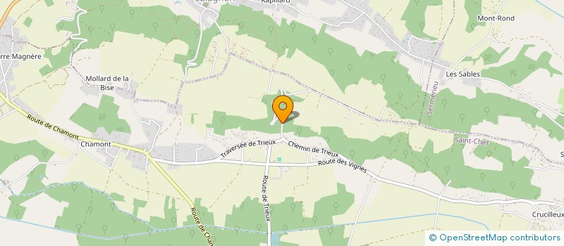 localisation de l'entreprise SCI DE FLEVIN  SAINT-CHEF