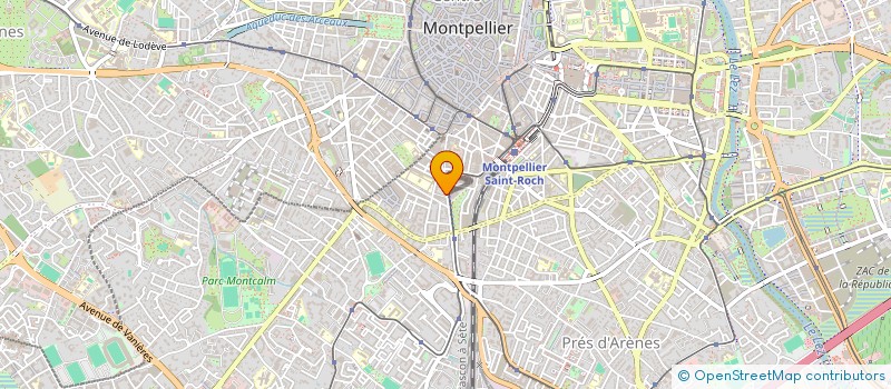 localisation de l'entreprise SCI DE FLORAC à MONTPELLIER