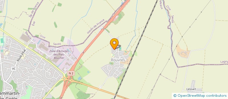 localisation de l'entreprise SCI DE FLORE  ROUVRES