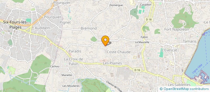 localisation de l'entreprise SCI DE FLORETTE à LA SEYNE-SUR-MER