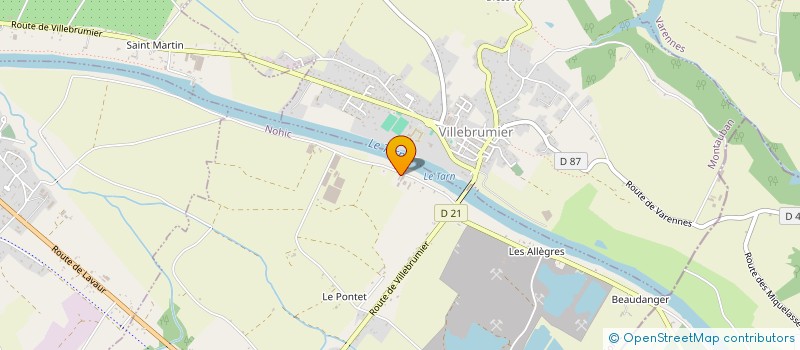 localisation de l'entreprise SCI DE FLOUQUET  NOHIC