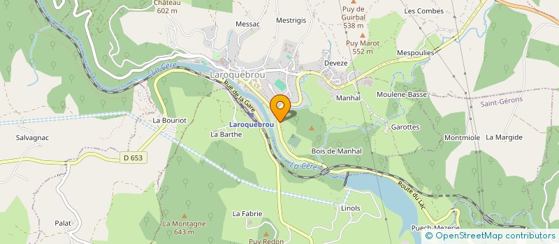 localisation de l'entreprise SCI DE FLOURET à LAROQUEBROU