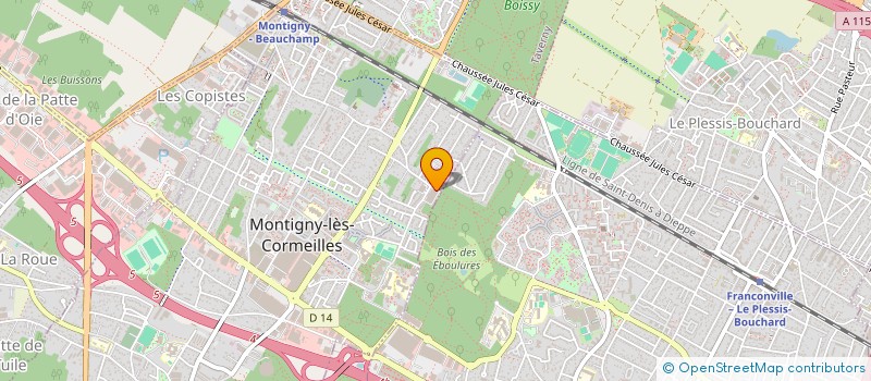 localisation de l'entreprise SCI DE FOGO  MONTIGNY-LES-CORMEILLES