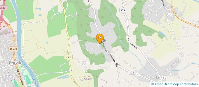 localisation de l'entreprise SCI DE FONDEYRE  MONTAUBAN