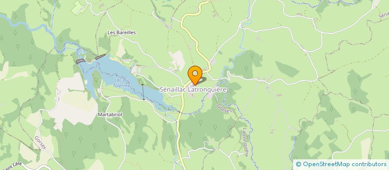 localisation de l'entreprise SCI DE FONDS DE LA RIVIERE  LATRONQUIERE