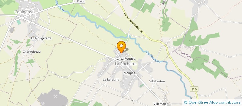 localisation de l'entreprise SCI DE FONSEAU à MOULINS-SUR-TARDOIRE