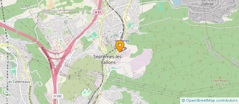 localisation de l'entreprise SCI DE FONT BONNE à GARDANNE