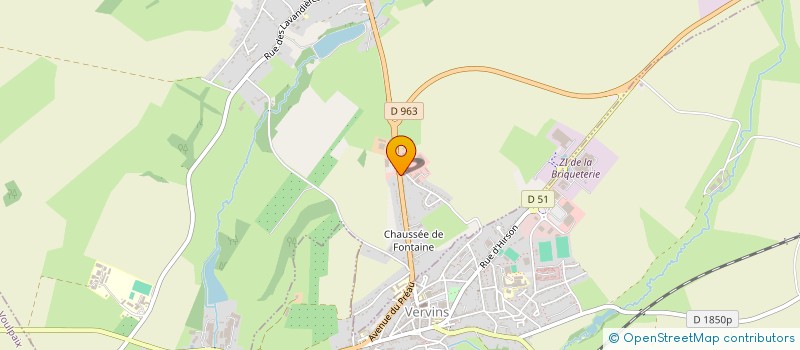 localisation de l'entreprise SCI DE FONTAINE  FONTAINE-LES-VERVINS