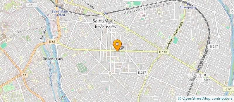 localisation de l'entreprise SCI DE FONTAINE CERISE à SAINT-MAUR-DES-FOSSES