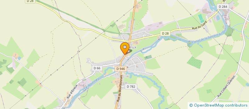 localisation de l'entreprise SCI DE FONTE  ETREUX